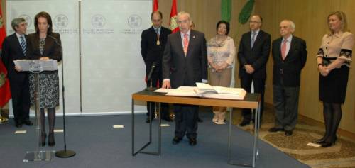 Toma de posesión de Jesús Encabo como presidente del Consejo de Cuentas